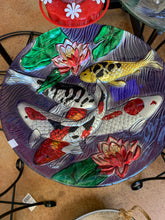 Load image into Gallery viewer, Glass Top Bird Bath 2 Piece