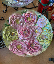 Load image into Gallery viewer, Glass Top Bird Bath 2 Piece