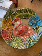 Load image into Gallery viewer, Glass Top Bird Bath 2 Piece
