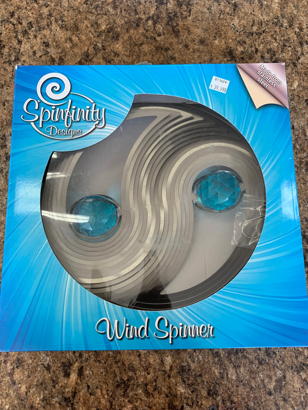 Spinfinity Wind Spinner 'Cystal Yin Yang'